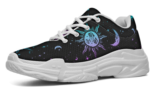 Celestial Pastel Chunky Sneakers