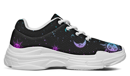 Celestial Pastel Chunky Sneakers