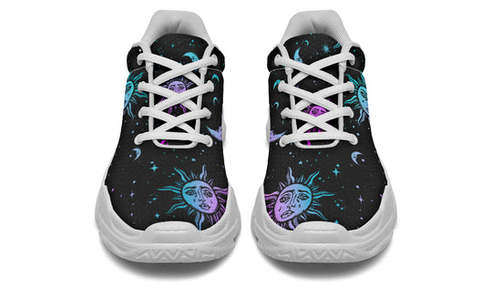Celestial Pastel Chunky Sneakers
