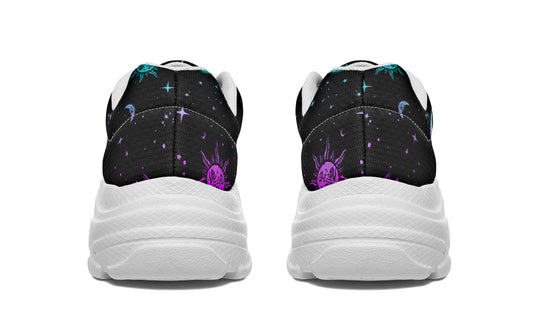 Celestial Pastel Chunky Sneakers