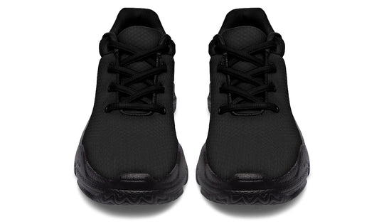 Pitch Black Chunky Sneakers