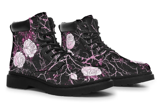 Amethyst Kintsugi Rose Classic Boots