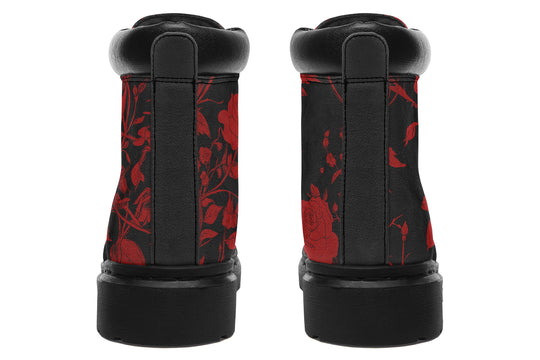 Blood Rose Romance Classic Boots
