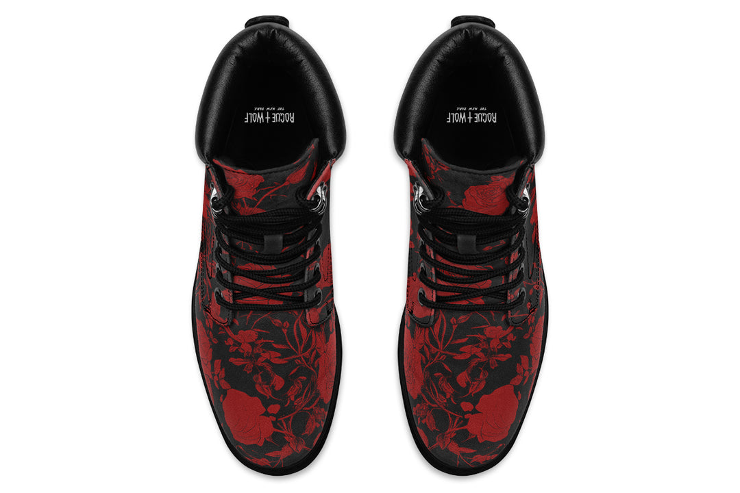 Blood Rose Romance Classic Boots