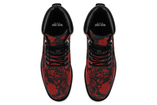 Blood Rose Romance Classic Boots