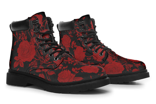 Blood Rose Romance Classic Boots