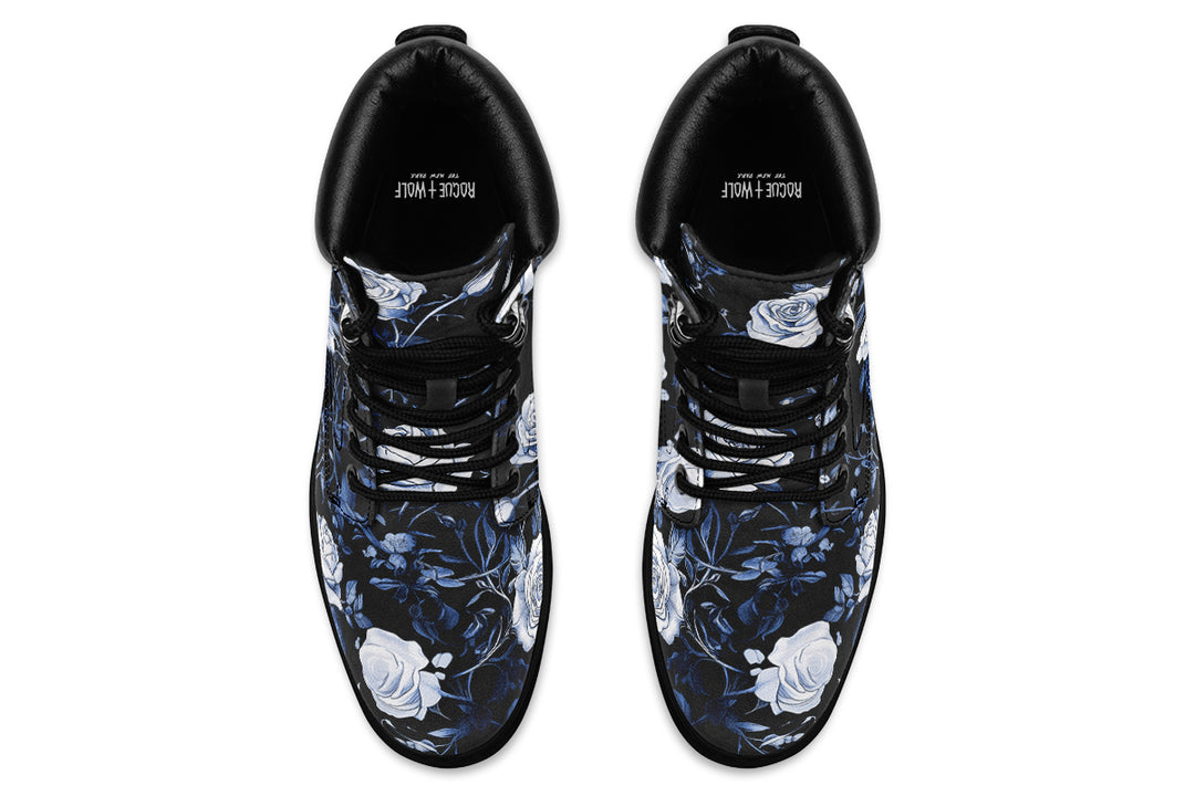Blue Rose Romance Classic Boots