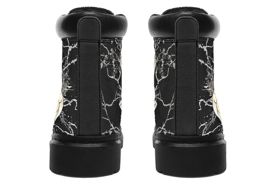 Ivory Kintsugi Rose Classic Boots
