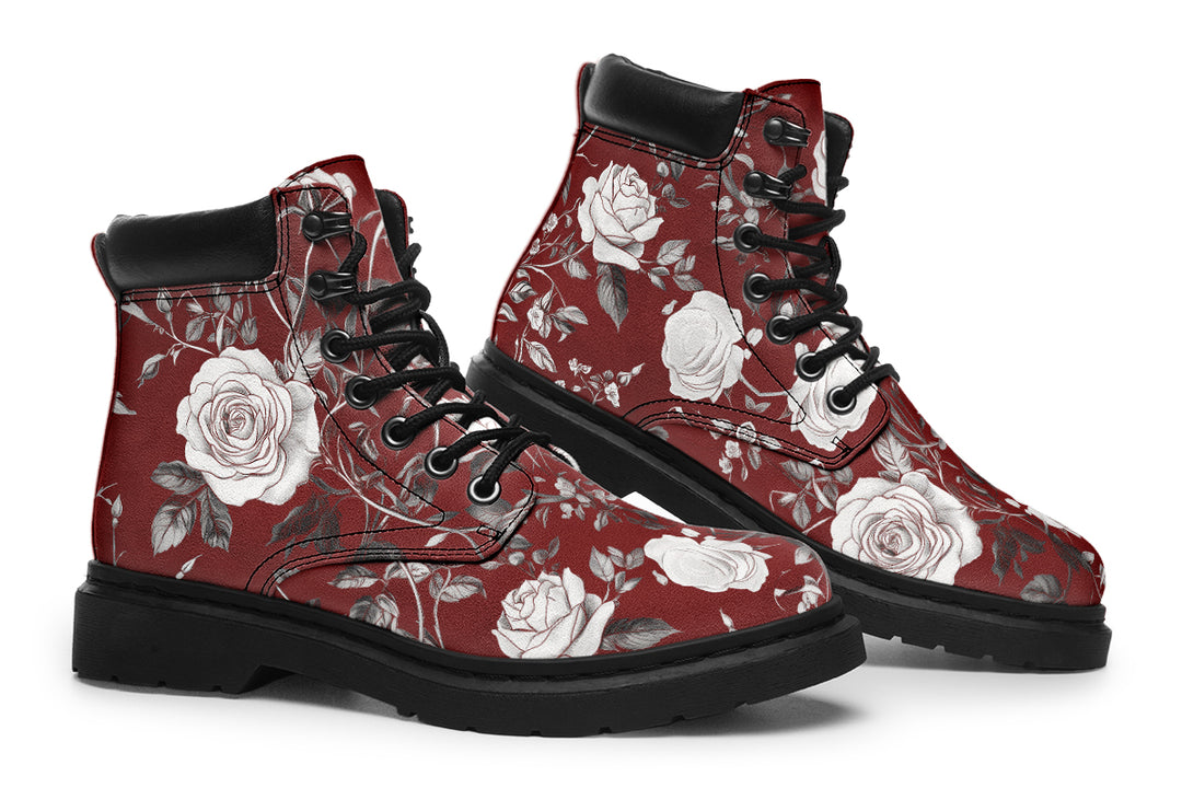 Red Rose Romance Classic Boots