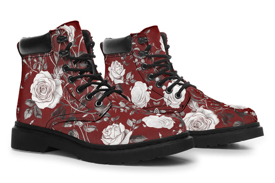Red Rose Romance Classic Boots