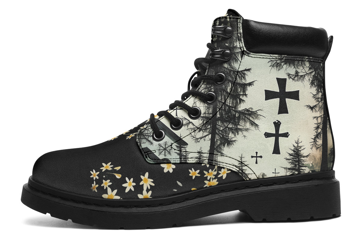 Sanctuary of Souls Classic Boots High Quality MicroSuede Weatherpro