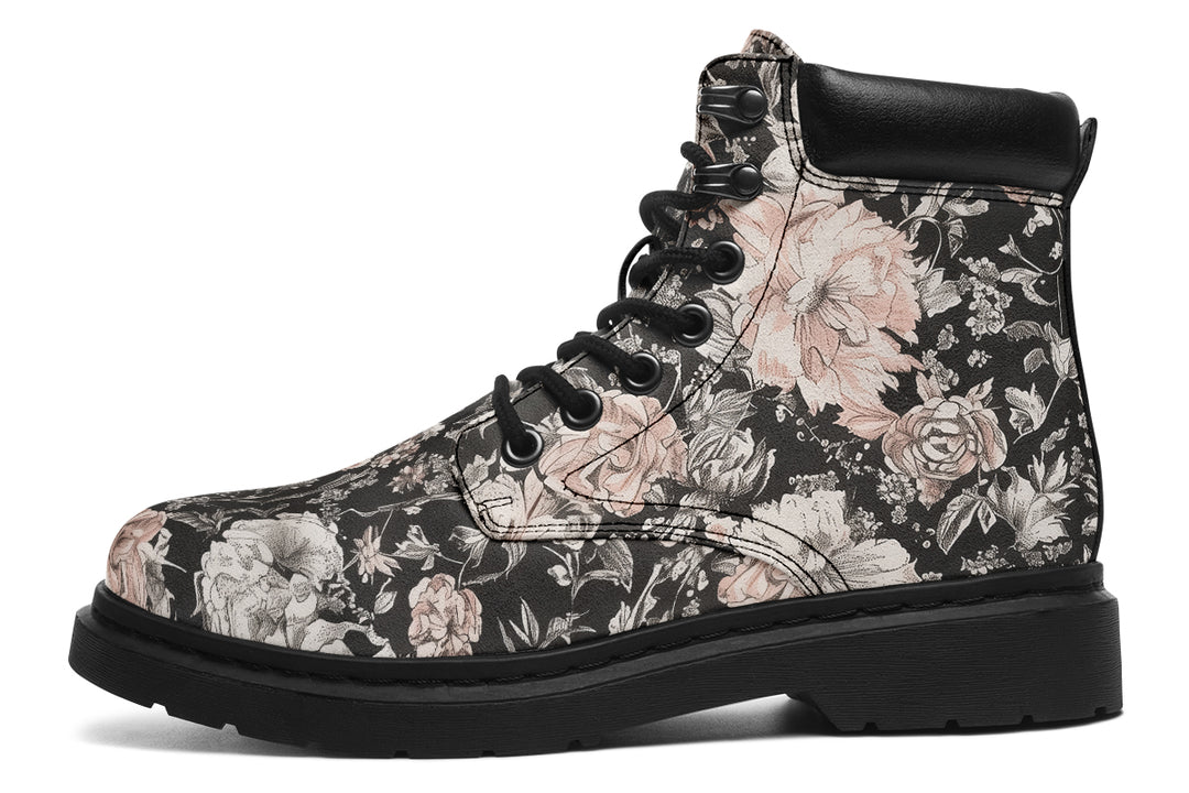 Vintage Peonies Classic Boots