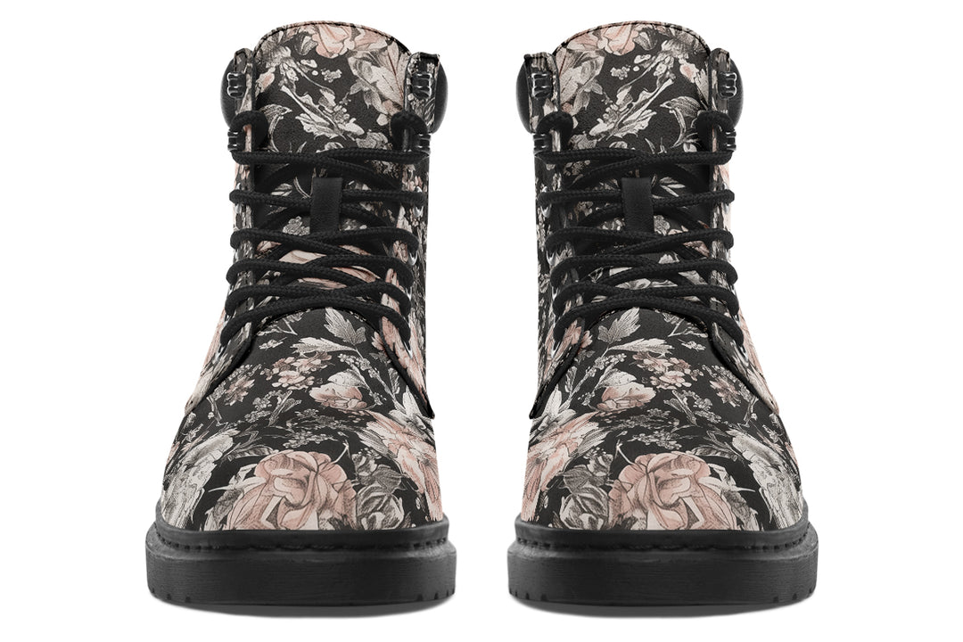 Vintage Peonies Classic Boots