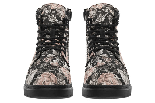 Vintage Peonies Classic Boots