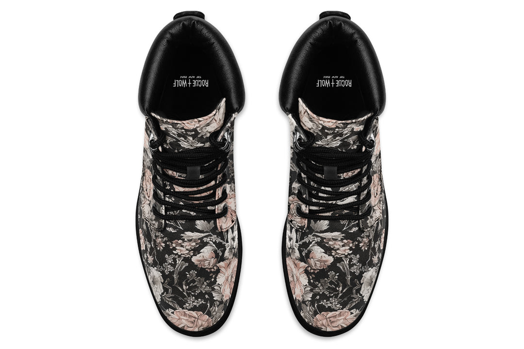 Vintage Peonies Classic Boots