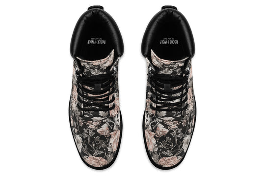 Vintage Peonies Classic Boots