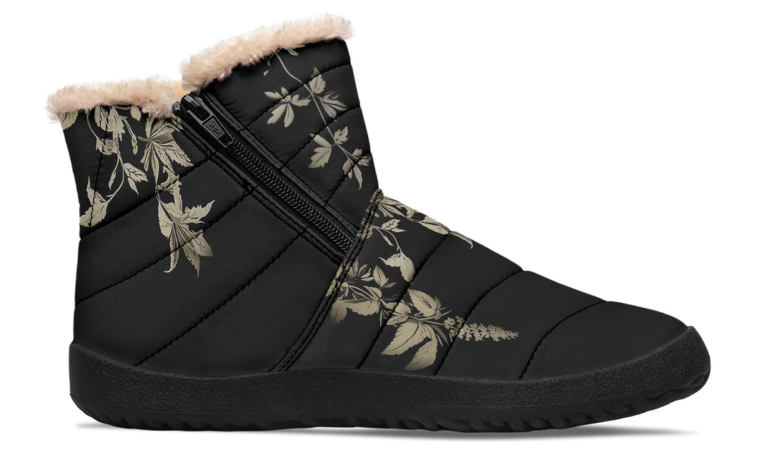 Black Night Ivy Comfy Winter Boots