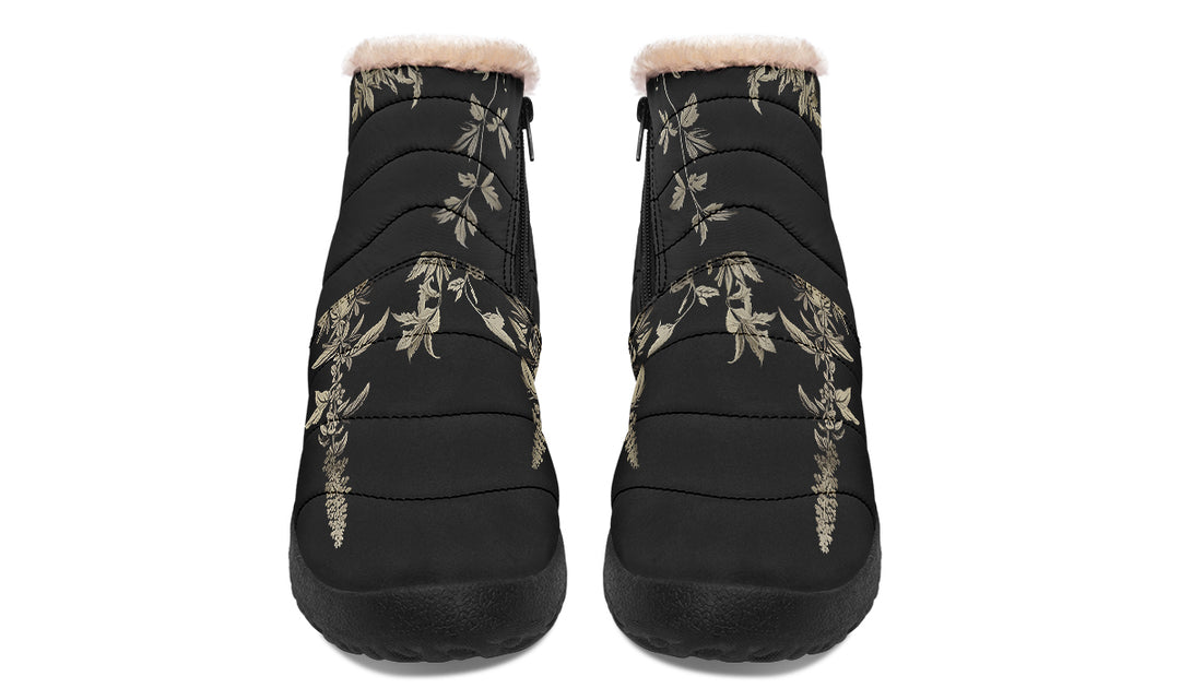 Black Night Ivy Comfy Winter Boots
