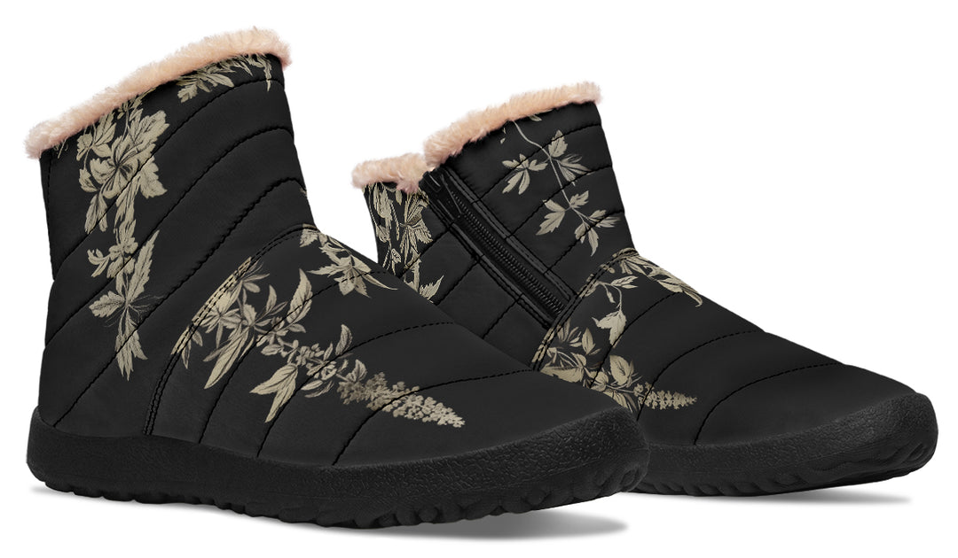 Black Night Ivy Comfy Winter Boots