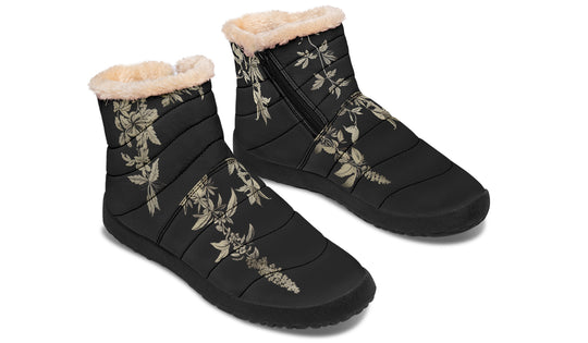 Black Night Ivy Comfy Winter Boots