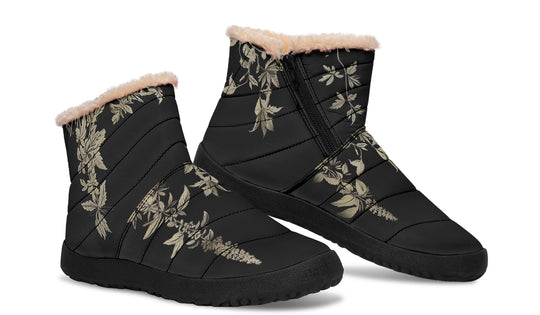 Black Night Ivy Comfy Winter Boots