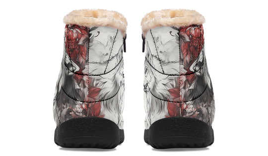 Crimson Wolf Comfy Winter Boots