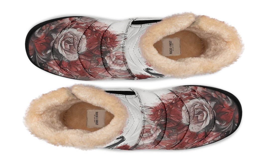 Crimson Wolf Comfy Winter Boots