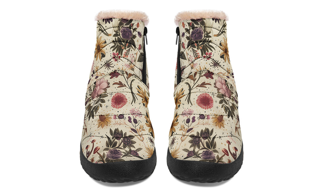 Enchanted Blossoms Comfy Winter Boots