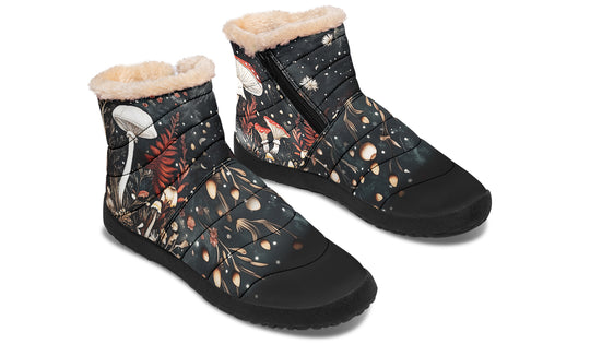 Faery Fungi Comfy Winter Boots