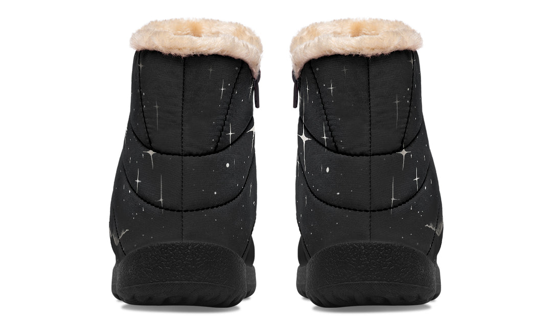 Moonlit Bat Comfy Winter Boots