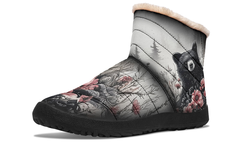 Wildflower Bear Comfy Winter Boots