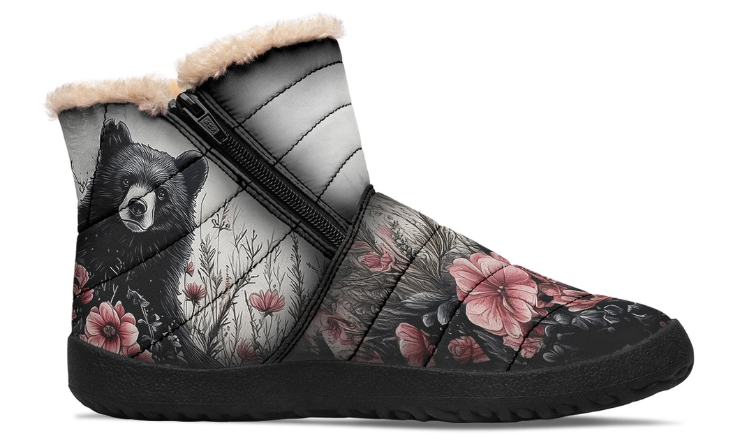 Wildflower Bear Comfy Winter Boots