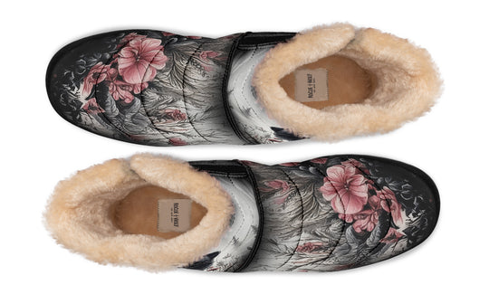 Wildflower Bear Comfy Winter Boots