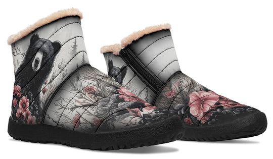 Wildflower Bear Comfy Winter Boots