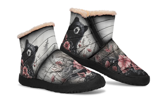 Wildflower Bear Comfy Winter Boots