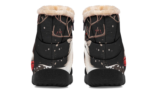Yule Antlers Comfy Winter Boots