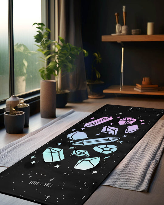 Divination Crystals Yoga Mat