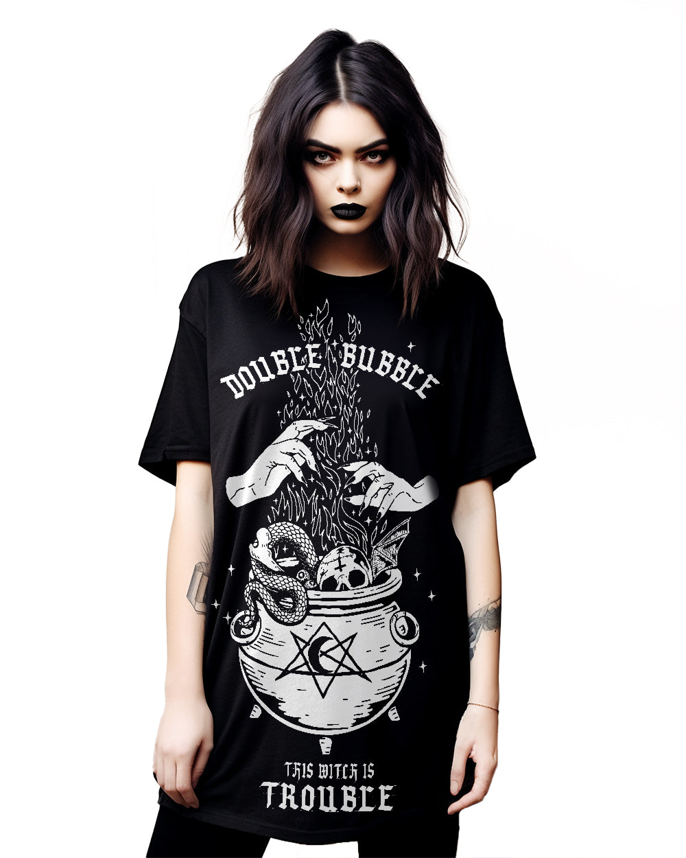 Double Bubble Tee Dress