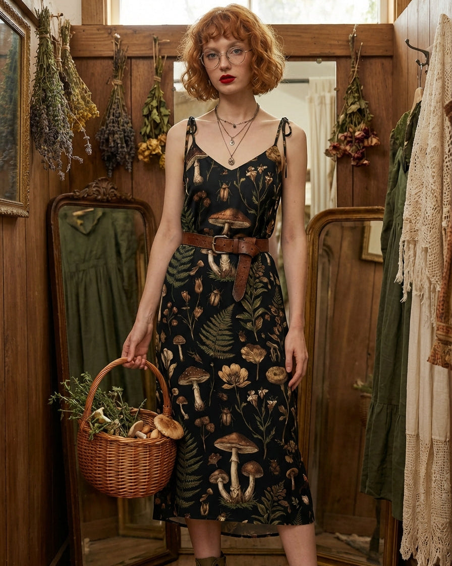 Earthbound Slip Dress – Rogue + Wolf Eco-Friendly Viscose Gothic Slip Dress XL