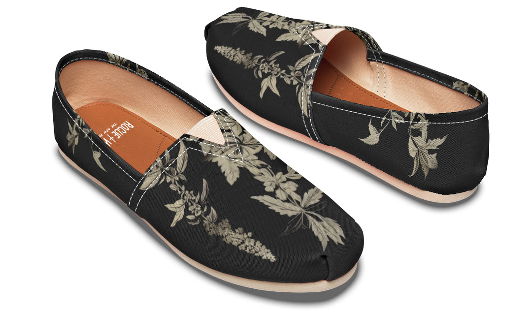 Black Night Ivy Espadrilles