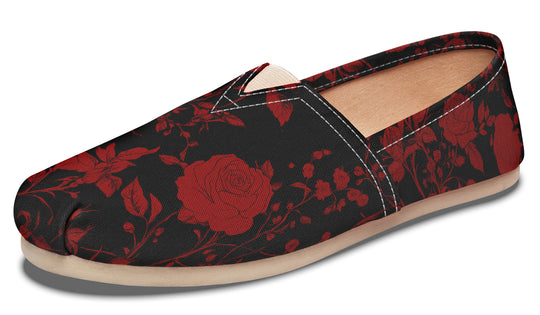 Blood Rose Romance Espadrilles