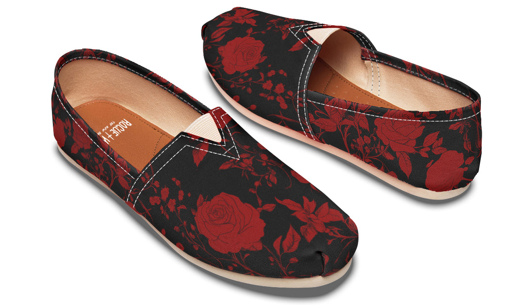 Blood Rose Romance Espadrilles