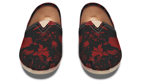 Blood Rose Romance Espadrilles