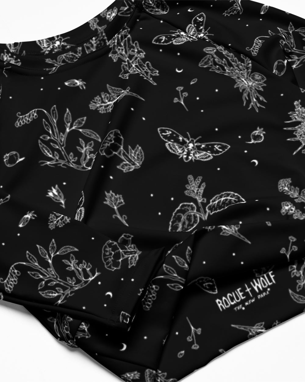 Nightshade Long Sleeve Crop Top