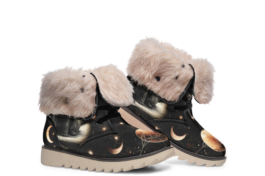 Astral Fox Fold Over Winter Boots