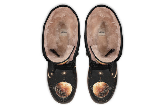 Astral Fox Fold Over Winter Boots