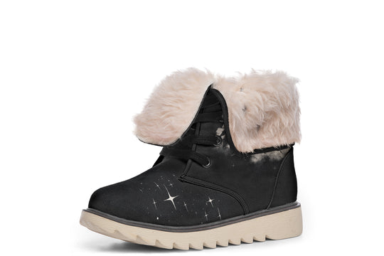 Doom Raven Fold Over Winter Boots