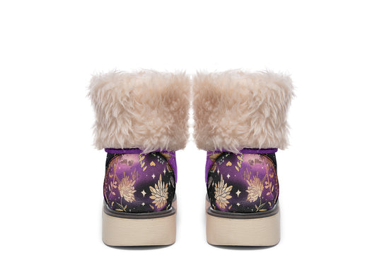 Galactic Bloom Fold Over Winter Boots