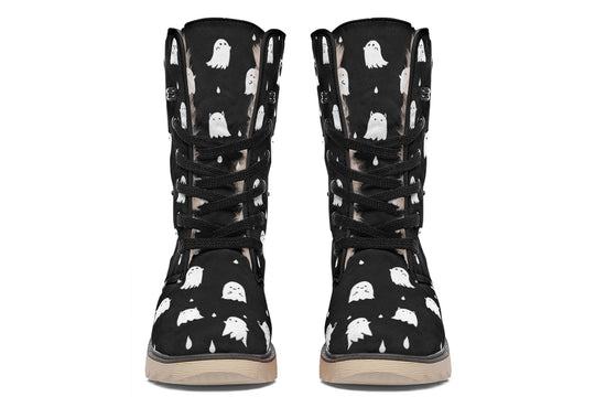 Ghost Party Fold Over Winter Boots