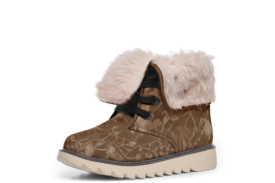 Hazel Rose Romance Fold Over Winter Boots